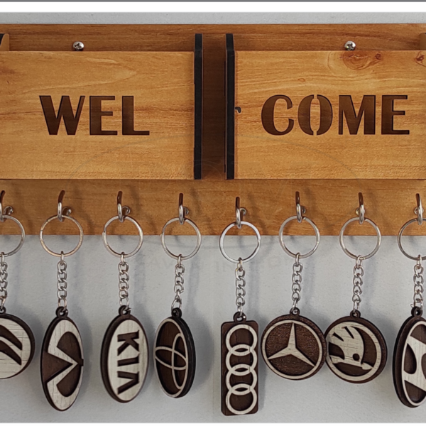 Wooden Key Stand