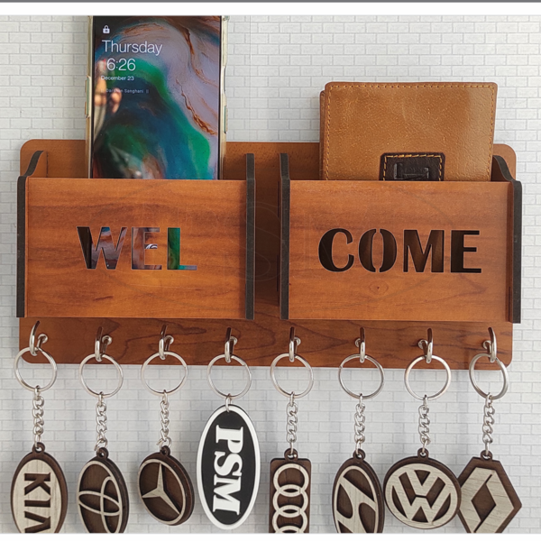 Wooden Key Stand